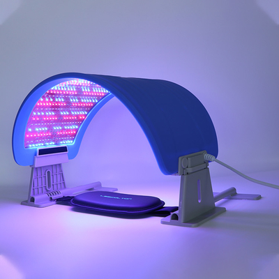 Perawatan Kulit Leher PDT Terapi Cahaya LED 7 Warna Perangkat Terapi Cahaya Foton EMS Anti Penuaan