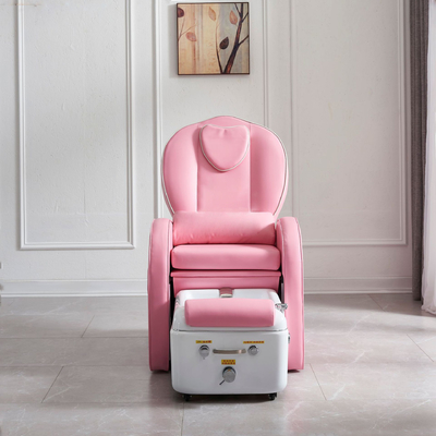 Kulit Sintetis Water Jet Massage Pedicure Spa Chair Adjustable Manicure Tattoo Chair